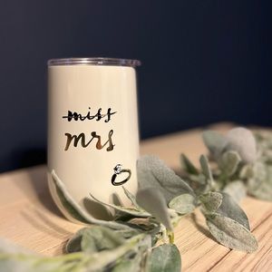 Kate Spade Miss to Mrs Stemless Wine Tumbler